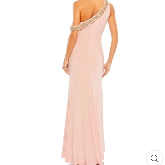 Mac Duggal High Slit Asymmetrical Dress - Picture 2 of 15